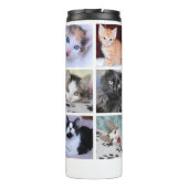 Fotocollage für Haustiere Thermosbecher (Rückseite)