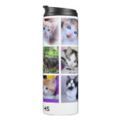 Fotocollage für Haustiere Thermosbecher (Nach rechts gedreht)