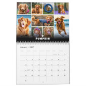 Fotocollage für Hunde Kalender (Jan 2027)
