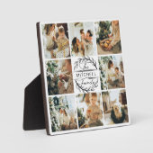 FotoCollage für moderne, benutzerdefinierte Famili Fotoplatte (Vorderseite)