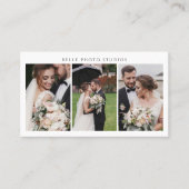 FotoCollage für moderne Fotografen Visitenkarte (Vorderseite)