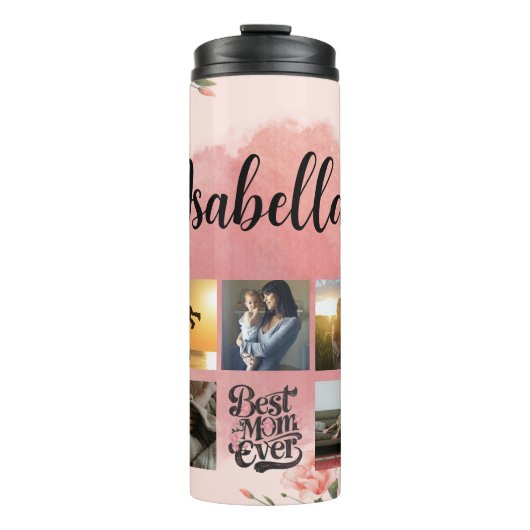 FotoCollage für Mutter Thermosbecher (Vorderseite)