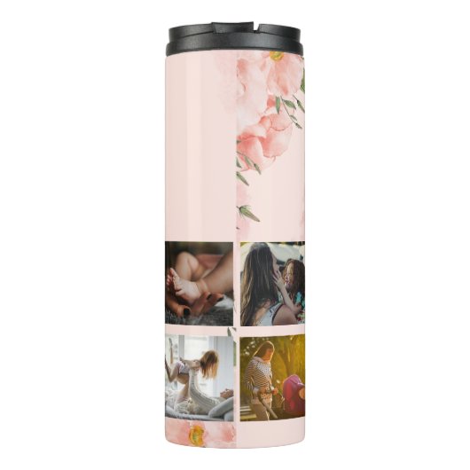 FotoCollage für Mutter Thermosbecher (Rückseite)