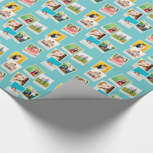 FotoCollage Geschenkpapier (Ecke)