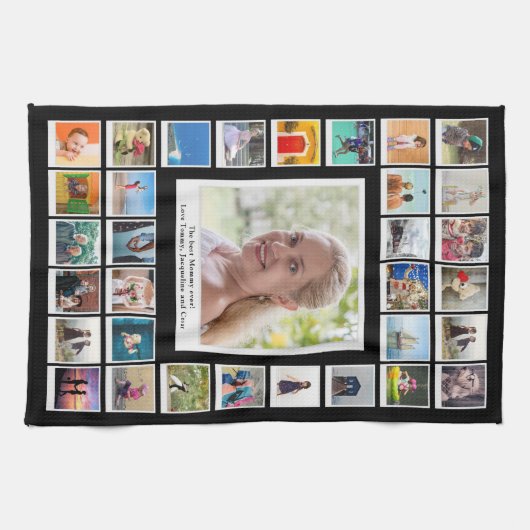 FotoCollage Geschirrtuch (Horizontal)