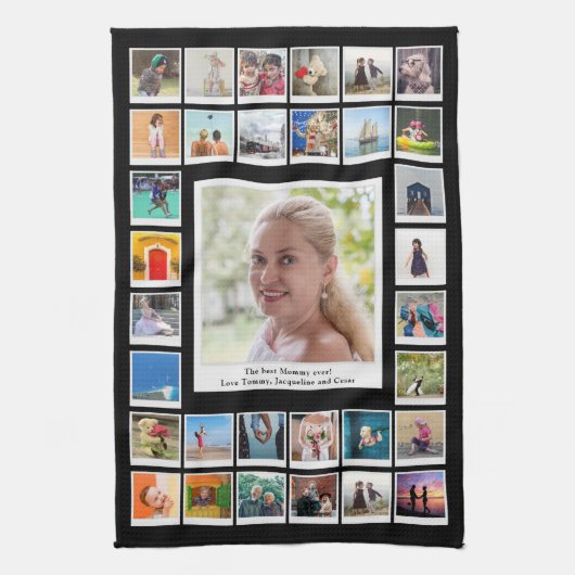 FotoCollage Geschirrtuch (Vertikal)