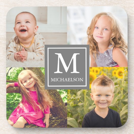 FotoCollage Getränkeuntersetzer (Vorderseite)