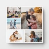 Fotocollage Ideen für Geschenke erstellen 5 Fotos Fotoplatte (Vorderseite)