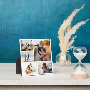 Fotocollage Ideen für Geschenke erstellen 5 Fotos Fotoplatte