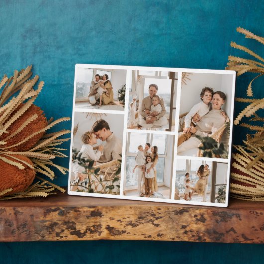 Fotocollage-Ideen für Geschenke erstellen 6 Fotos Fotoplatte (Seite)