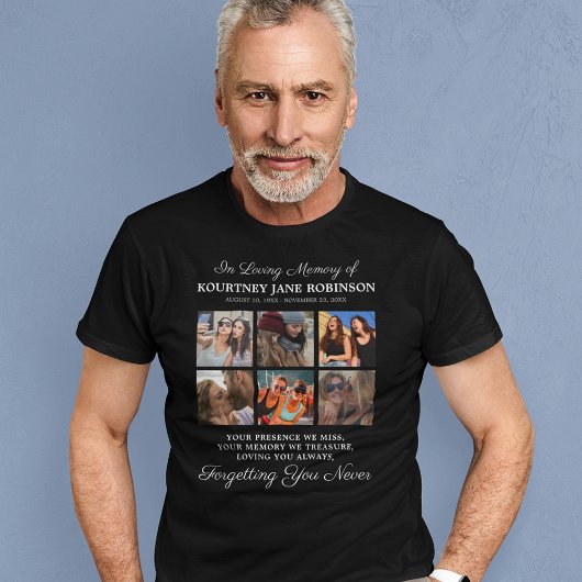 FotoCollage in Love Memory Memorial T-Shirt