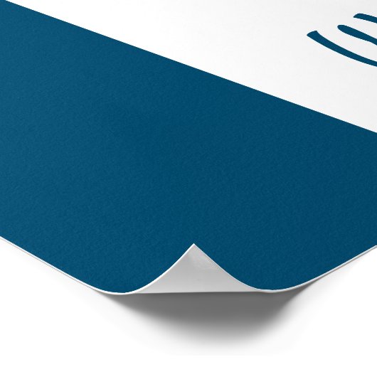 FotoCollage in Nummer 30 Form für den 30. Geburtst Poster (Ecke)