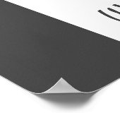 FotoCollage in Nummer 60 Form für 60. Geburtstag Poster (Ecke)