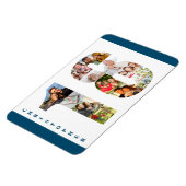 FotoCollage in Zahl 18 - 18. Geburtstag Magnet (Linke Seite)