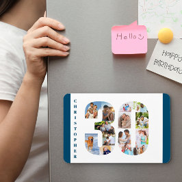 FotoCollage in Zahl 30 - 30. Geburtstag Magnet