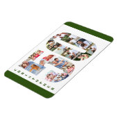 FotoCollage in Zahl 50 - 50. Geburtstag Magnet (Linke Seite)