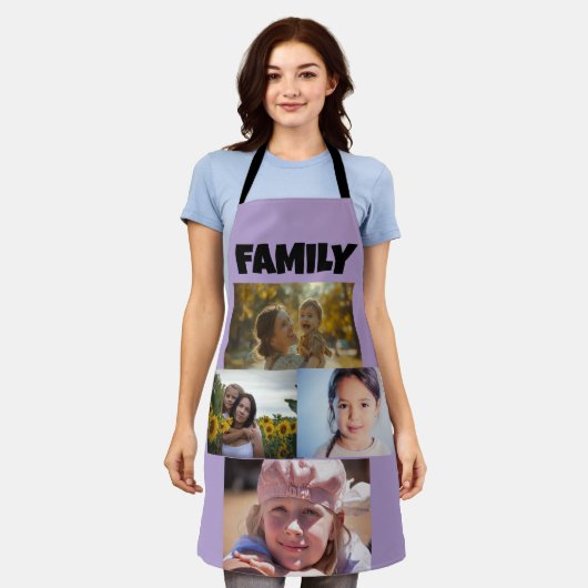 FOTOCOLLAGE INDIVIDUELLE KÜCHENSCHÜRZE FÜR MAMA SCHÜRZE (Getragen)
