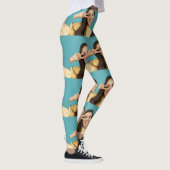 FotoCollage Leggings Personalisierte Gesichtspress (Rechts)