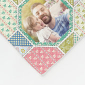 Fotocollage Light Quilt Look 35 Pic Lg m Fleecedecke (Ecke)