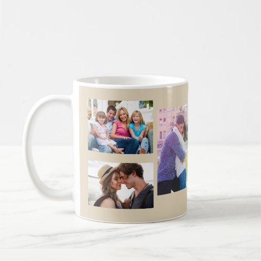 FotoCollage machen Sie sich selbst Kaffeetasse (Links)