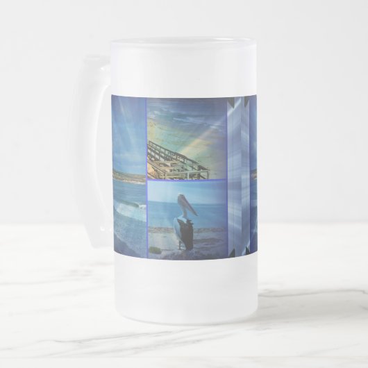 FotoCollage, Mattglas Bierglas (Vorderseite Links)