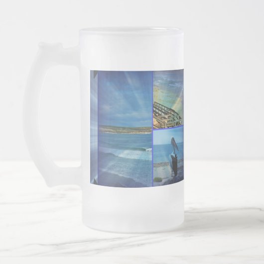 FotoCollage, Mattglas Bierglas (Links)