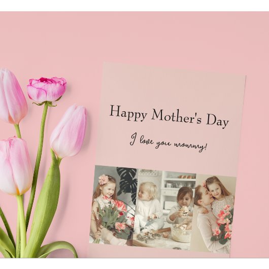 FotoCollage & Message - Personalisiertes Geschenk  Karte
