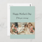 FotoCollage & Message - Personalisiertes Geschenk  Postkarte (Vorne/Hinten)