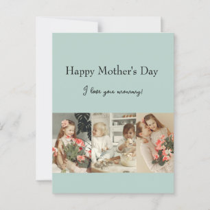 FotoCollage & Message - Personalisiertes Geschenk  Postkarte