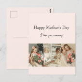 FotoCollage & Message - Personalisiertes Geschenk  Postkarte (Vorne/Hinten)