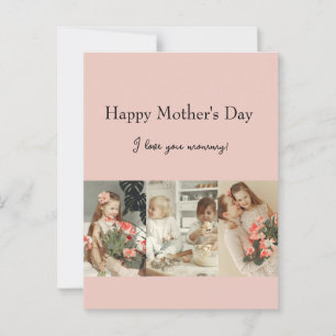 FotoCollage & Message - Personalisiertes Geschenk  Postkarte