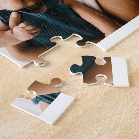 FotoCollage | Minimalistisches Weihnachtsgeschenk Puzzle (Seite)