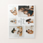 FotoCollage | Minimalistisches Weihnachtsgeschenk Puzzle (Vertikal)