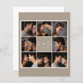 FotoCollage mit Monogramm-Flyer (Vorne/Hinten)