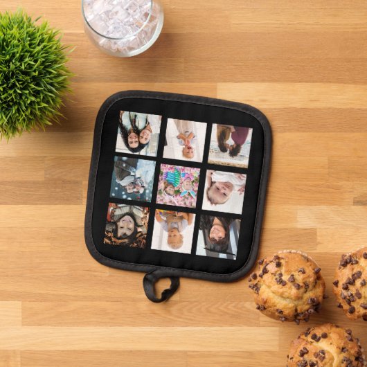 FotoCollage mit neun Bildern Topflappen (Oben Unten)