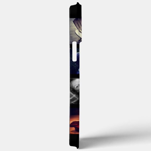 FotoCollage mit schwarzem Hintergrund Case-Mate iPhone Hülle (Rückseite / Rechts)