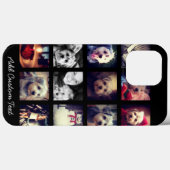 FotoCollage mit schwarzem Hintergrund Case-Mate iPhone Hülle (Rückseite (Horizontal))