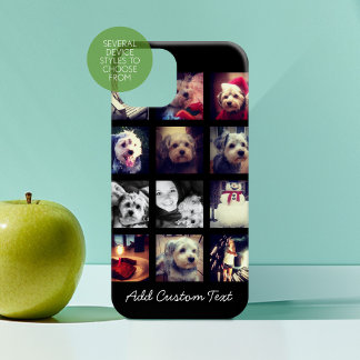FotoCollage mit schwarzem Hintergrund Case-Mate iPhone Hülle