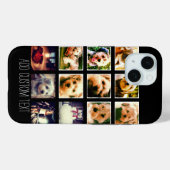 FotoCollage mit schwarzem Hintergrund Case-Mate iPhone Hülle (Rückseite (Horizontal))