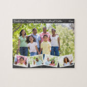 FotoCollage mit Zigzag Foto Strip Puzzle (Horizontal)