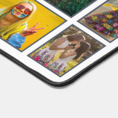 FotoCollage Modern White Personalisiert 25 Pic Schreibtischunterlage (Ecke)