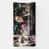 Fotocollage Moderne Graduierungsparty Banner (Vertikal)