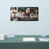 Fotocollage Moderne Graduierungsparty Banner (Messe)
