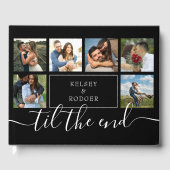 Fotocollage Moderne Hochzeit Gästebuch (Vorderseite)