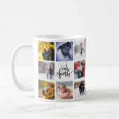 Fotocollage Moderne unsere Familie Kaffeetasse (Links)