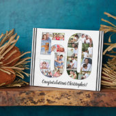 FotoCollage, Nummer 50 Geburtstag Fotoplatte (Seite)