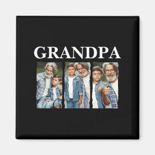 Fotocollage Opa D Geschenk Magnet