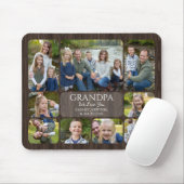 Fotocollage Opa Enkelkinder Mousepad (Mit Mouse)