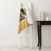 FotoCollage Personalisiert 4 Fotos mit Herz Sherpadecke (Beispiel)