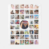 FotoCollage Personalisiert DIY Custom Fleecedecke (Vorderseite)